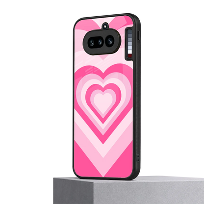 Y2K Flamingo Hearts nothing phone 4a mobile cover | shockproof glass phone case