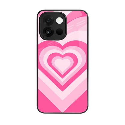Y2K Flamingo Hearts back phone cover | glass case for oneplus 13s