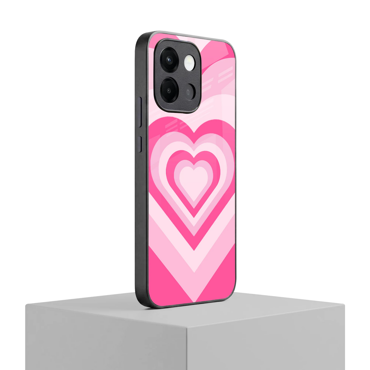 Y2K Flamingo Hearts oneplus 13s mobile cover | shockproof glass phone case