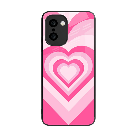 Y2K Flamingo Hearts back phone cover | glass case for oneplus 15r