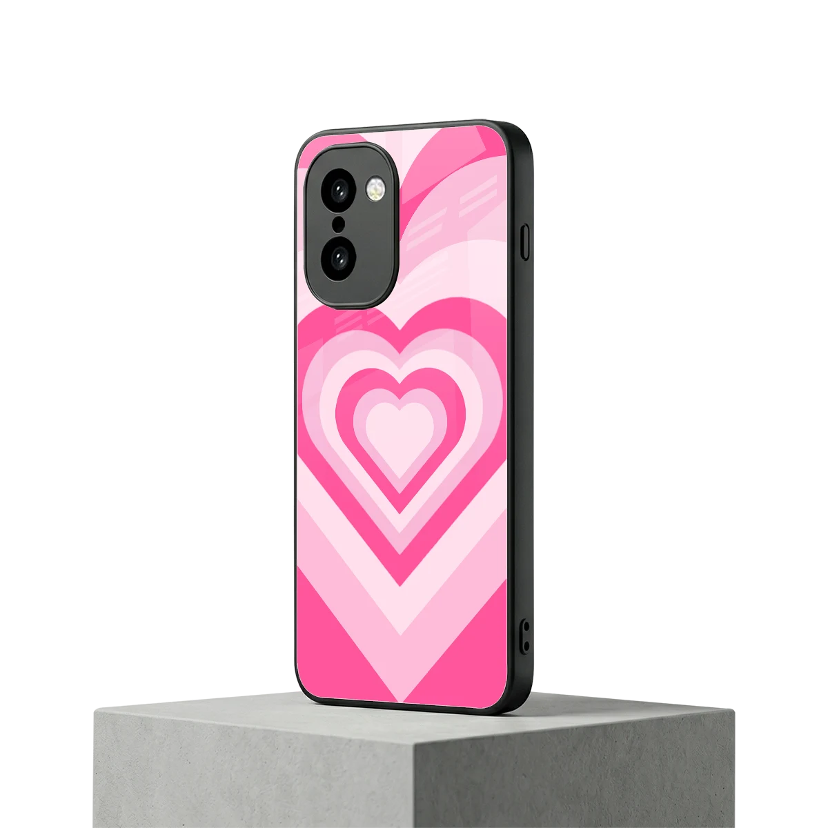 Y2K Flamingo Hearts oneplus 15r mobile cover | shockproof glass phone case