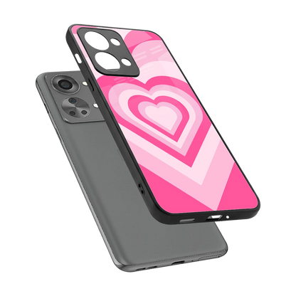 Y2K Flamingo Hearts sleek oneplus nord 2t cover with tempered glass back and TPU edges