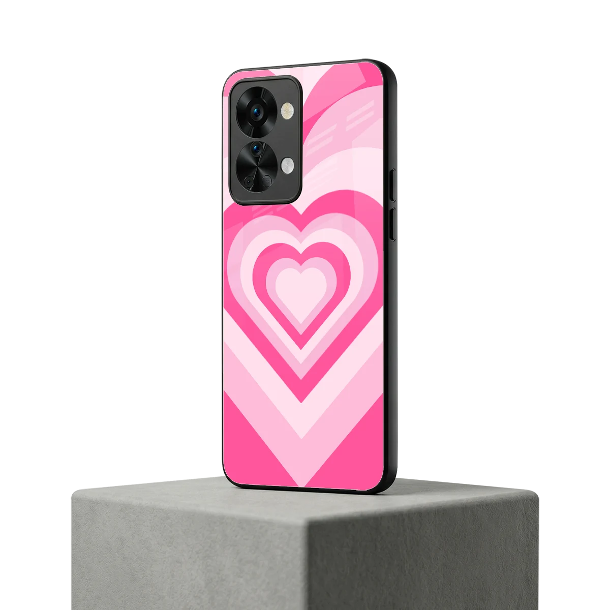 Y2K Flamingo Hearts oneplus nord 2t mobile cover | shockproof glass phone case