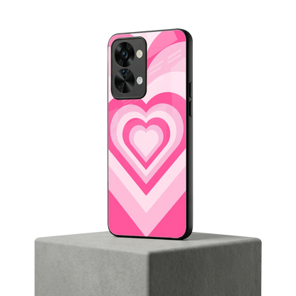 Y2K Flamingo Hearts oneplus nord 2t mobile cover | shockproof glass phone case