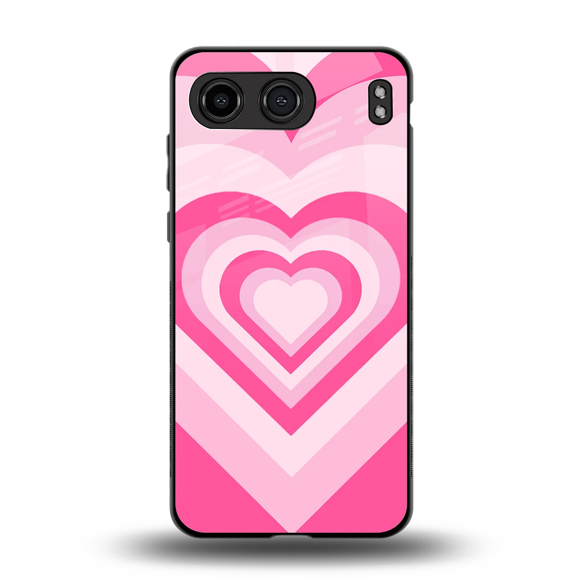 Y2K Flamingo Hearts back phone cover | glass case for oneplus nord 4