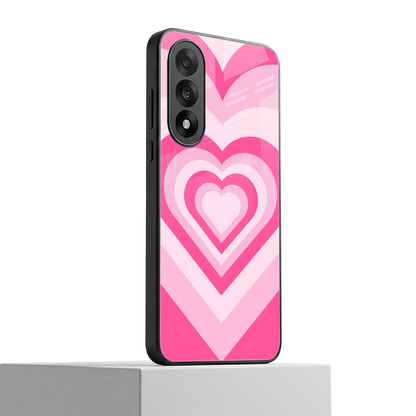 Y2K Flamingo Hearts oneplus nord 5 mobile cover | shockproof glass phone case