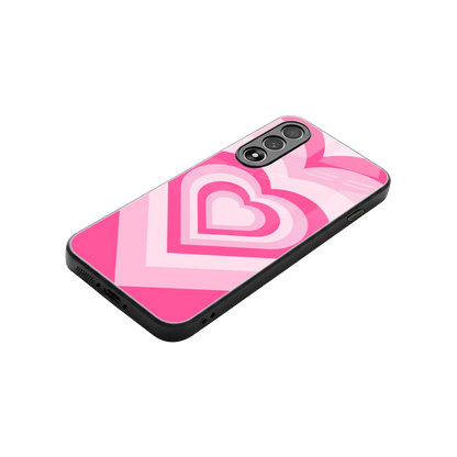 Y2K Flamingo Hearts stylish phone case for oneplus nord 5 | glossy glass and slim fit