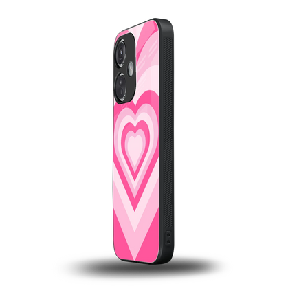 Y2K Flamingo Hearts oneplus nord ce 3 mobile cover | shockproof glass phone case