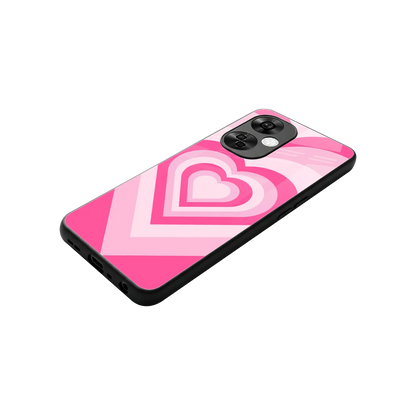 Y2K Flamingo Hearts stylish phone case for oneplus nord ce 3 lite | glossy glass and slim fit