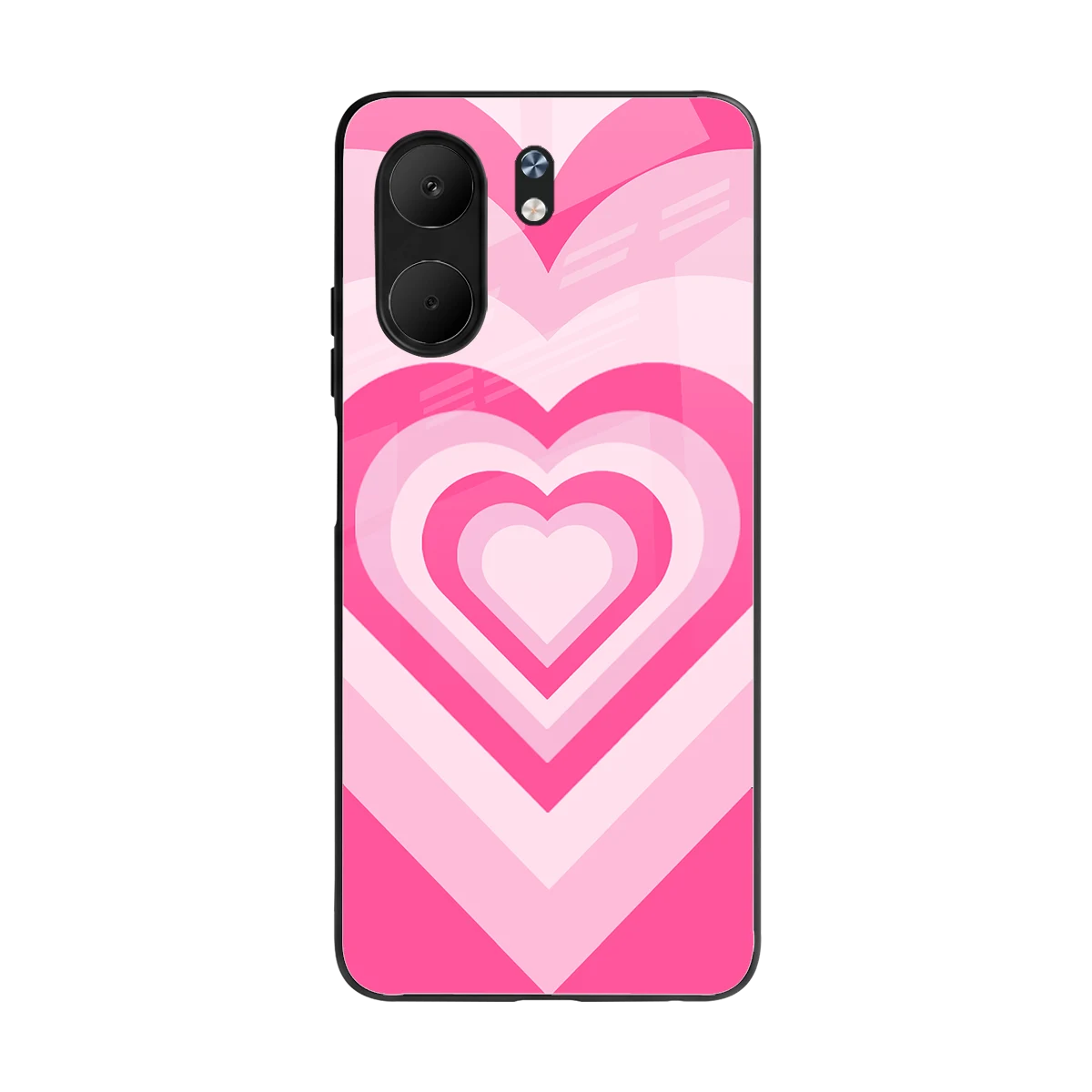Y2K Flamingo Hearts back phone cover | glass case for oppo a5x 5g
