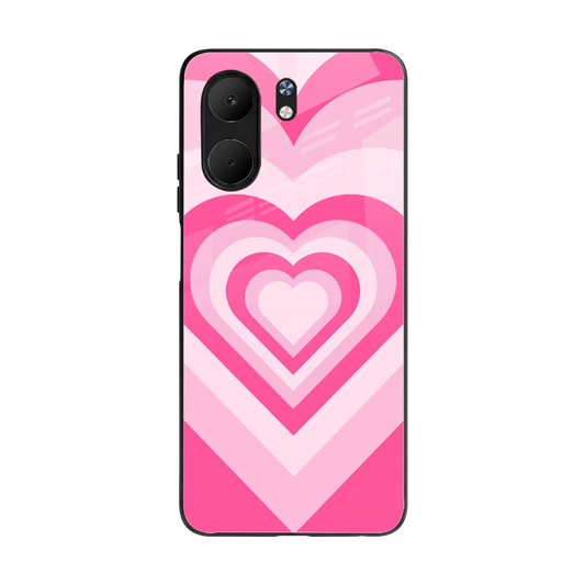 Y2K Flamingo Hearts back phone cover | glass case for oppo a5x 5g