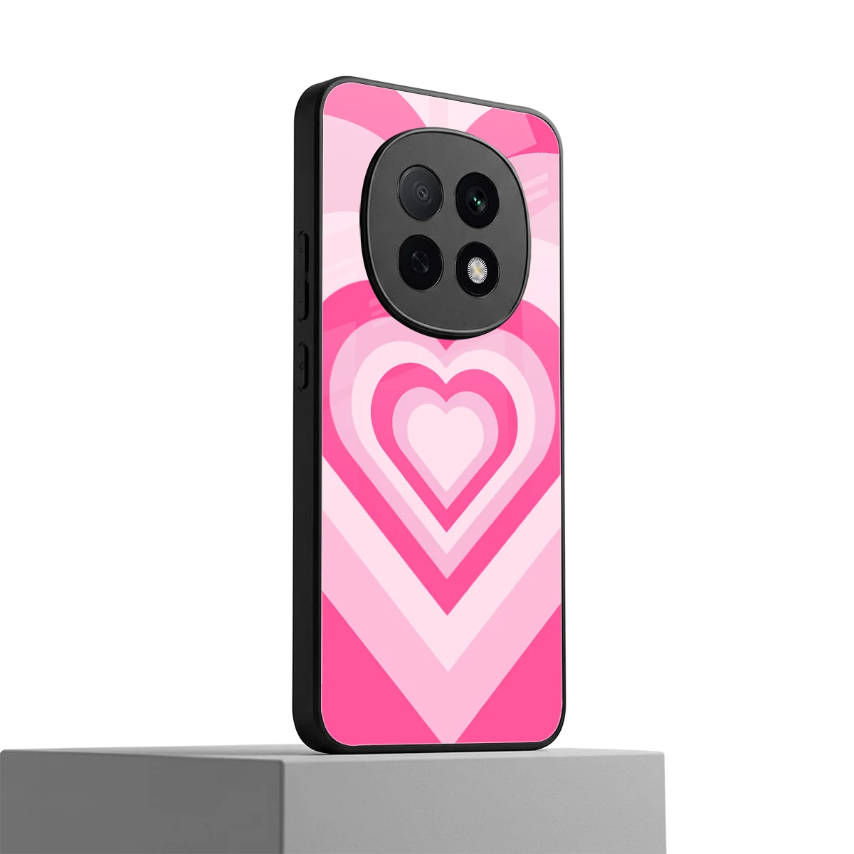 Y2K Flamingo Hearts oppo f29 pro 5g mobile cover | shockproof glass phone case