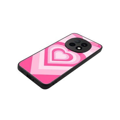 Y2K Flamingo Hearts stylish phone case for oppo f29 pro 5g | glossy glass and slim fit