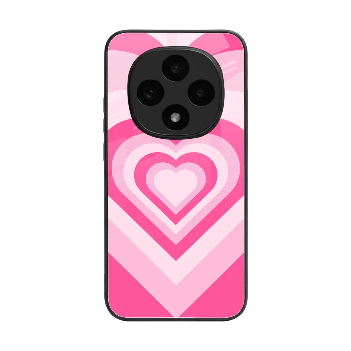 Y2K Flamingo Hearts back phone cover | glass case for oppo f31 pro 5g