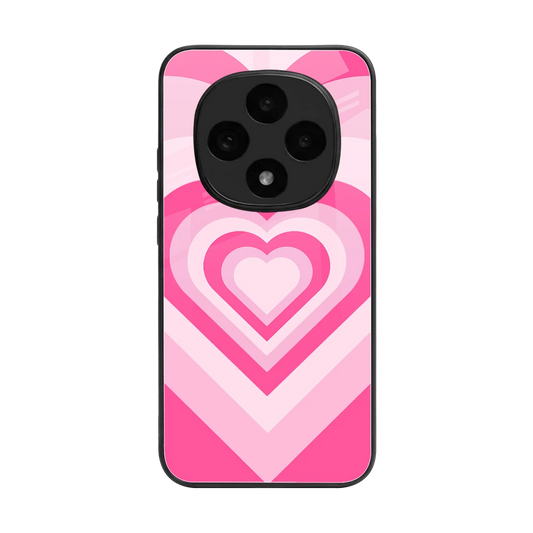 Y2K Flamingo Hearts back phone cover | glass case for oppo f31 pro 5g