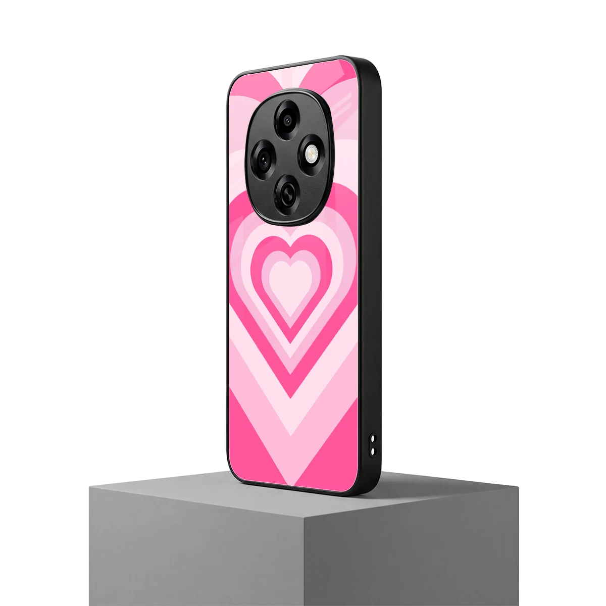 Y2K Flamingo Hearts oppo f31 pro 5g mobile cover | shockproof glass phone case
