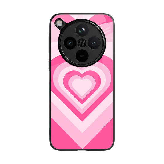 Y2K Flamingo Hearts back phone cover | glass case for oppo find x8