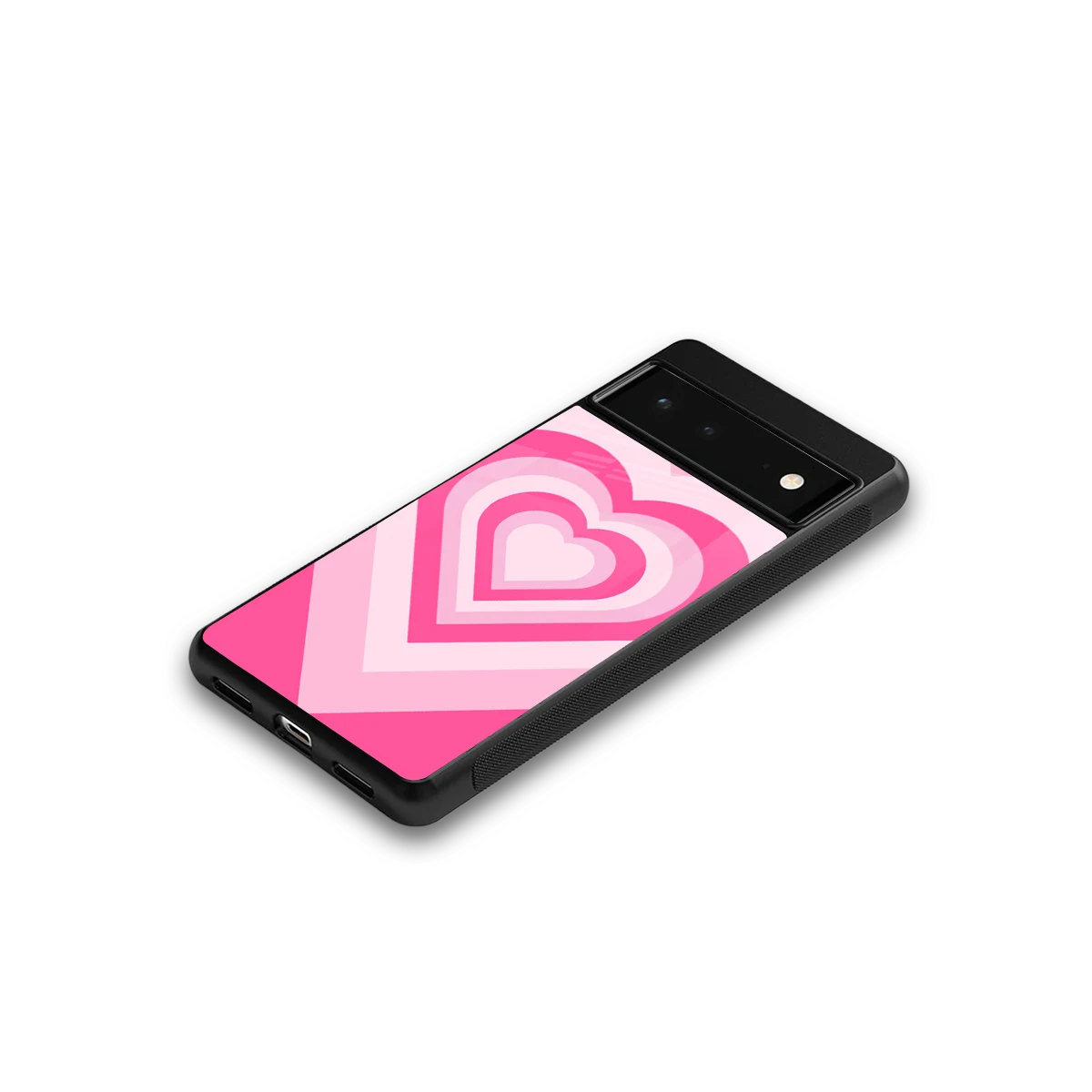 Y2K Flamingo Hearts google pixel 6 mobile cover | shockproof glass phone case