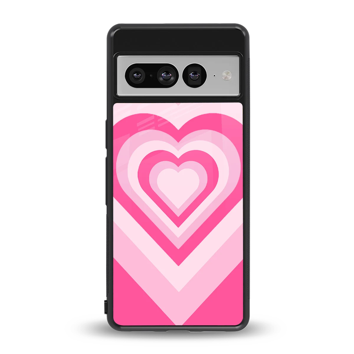 Y2K Flamingo Hearts back phone cover | glass case for google pixel 7 pro