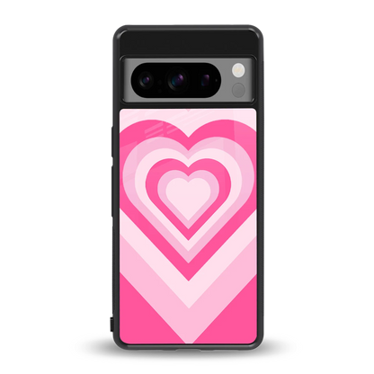 Y2K Flamingo Hearts back phone cover | glass case for google pixel 8 pro