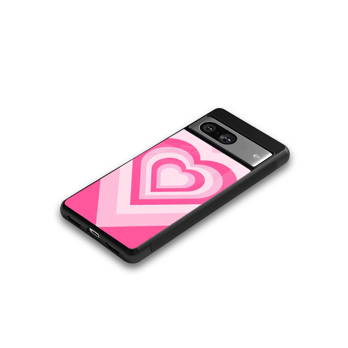 Y2K Flamingo Hearts google pixel 8 mobile cover | shockproof glass phone case