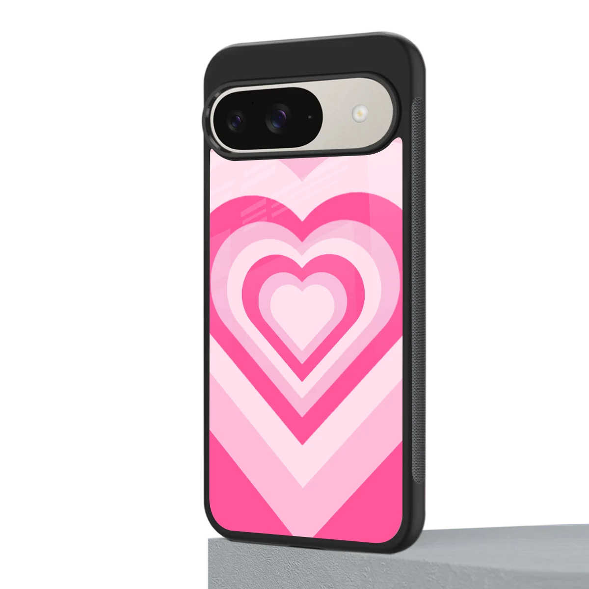Y2K Flamingo Hearts google pixel 9 mobile cover | shockproof glass phone case