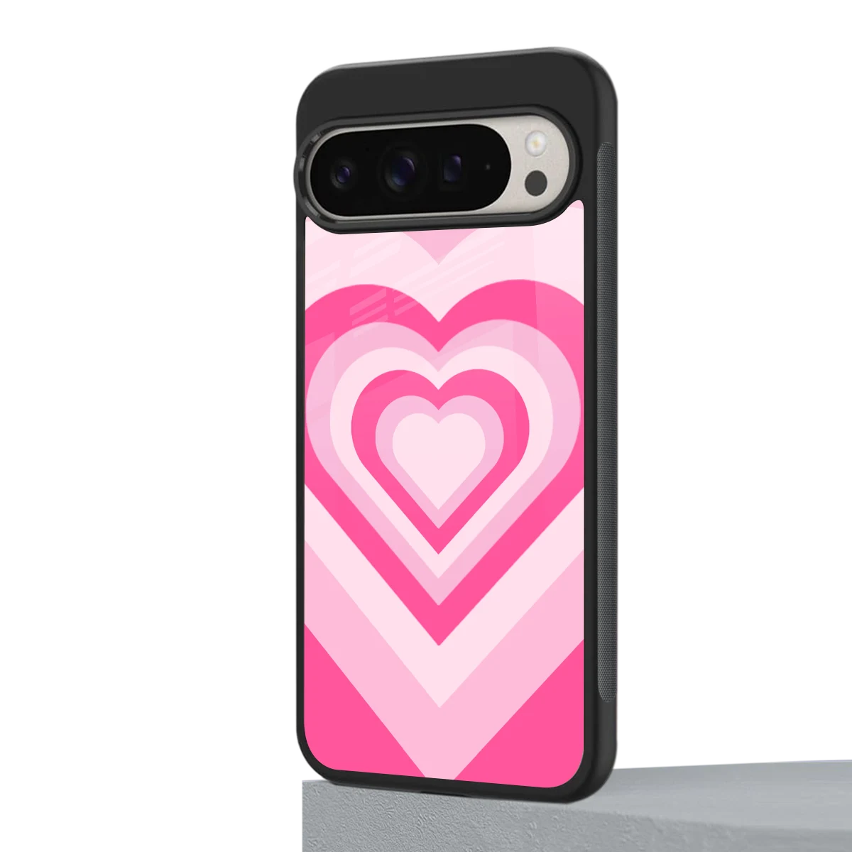 Y2K Flamingo Hearts google pixel 9 pro xl mobile cover | shockproof glass phone case