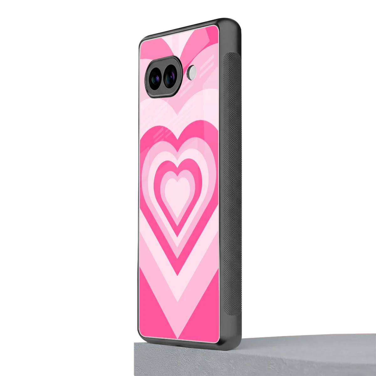 Y2K Flamingo Hearts google pixel 9a mobile cover | shockproof glass phone case
