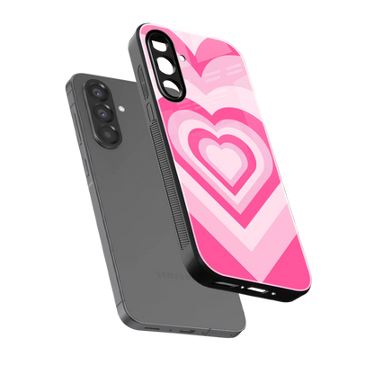 Y2K Flamingo Hearts sleek samsung galaxy a17 5g cover with tempered glass back and TPU edges