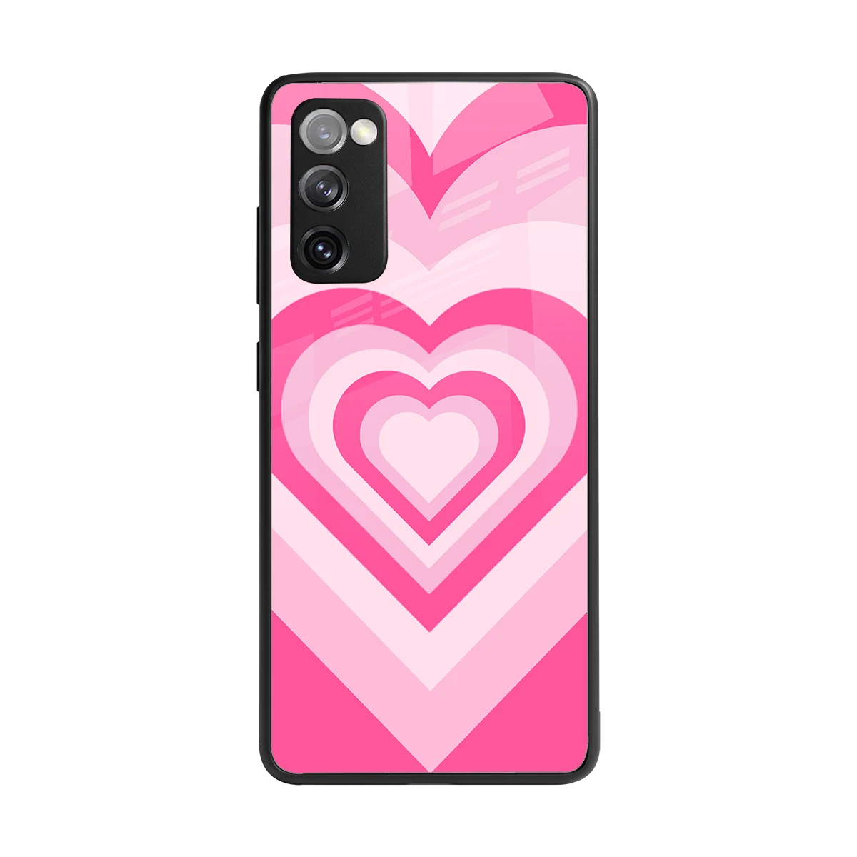 Y2K Flamingo Hearts back phone cover | glass case for samsung galaxy s20 fe