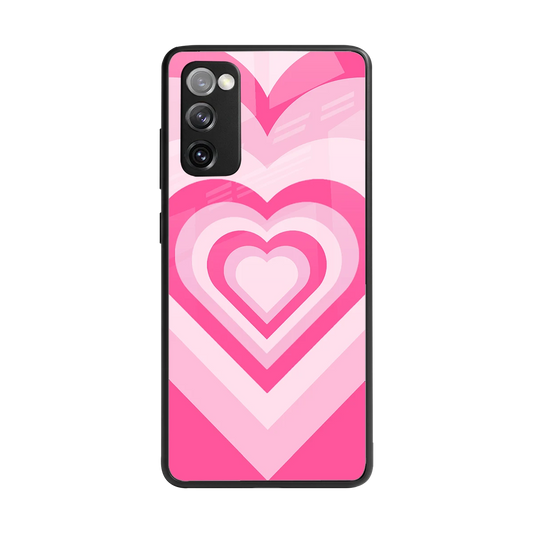 Y2K Flamingo Hearts back phone cover | glass case for samsung galaxy s20 fe