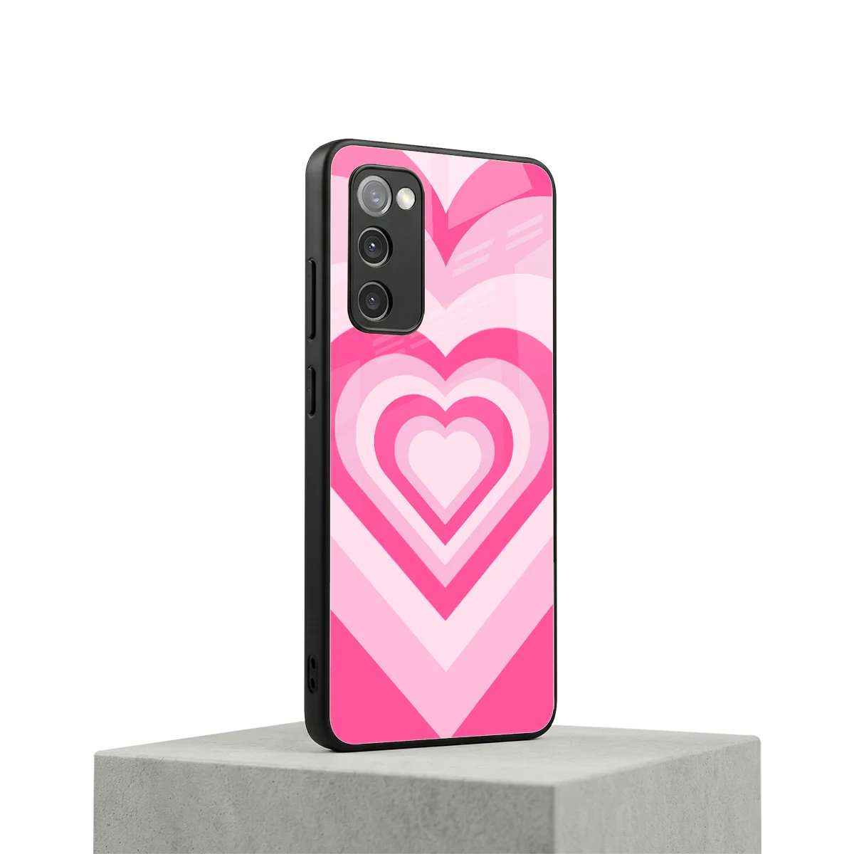 Y2K Flamingo Hearts samsung galaxy s20 fe mobile cover | shockproof glass phone case