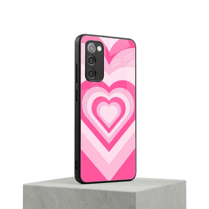 Y2K Flamingo Hearts samsung galaxy s20 fe mobile cover | shockproof glass phone case