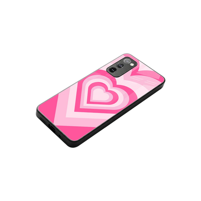 Y2K Flamingo Hearts stylish phone case for samsung galaxy s20 fe | glossy glass and slim fit