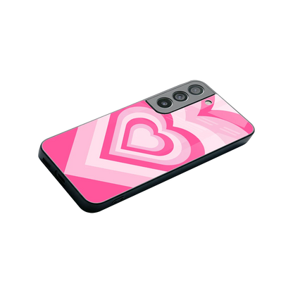 Y2K Flamingo Hearts stylish phone case for samsung galaxy s22 | glossy glass and slim fit