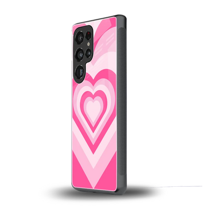 Y2K Flamingo Hearts samsung galaxy s25 ultra mobile cover | shockproof glass phone case