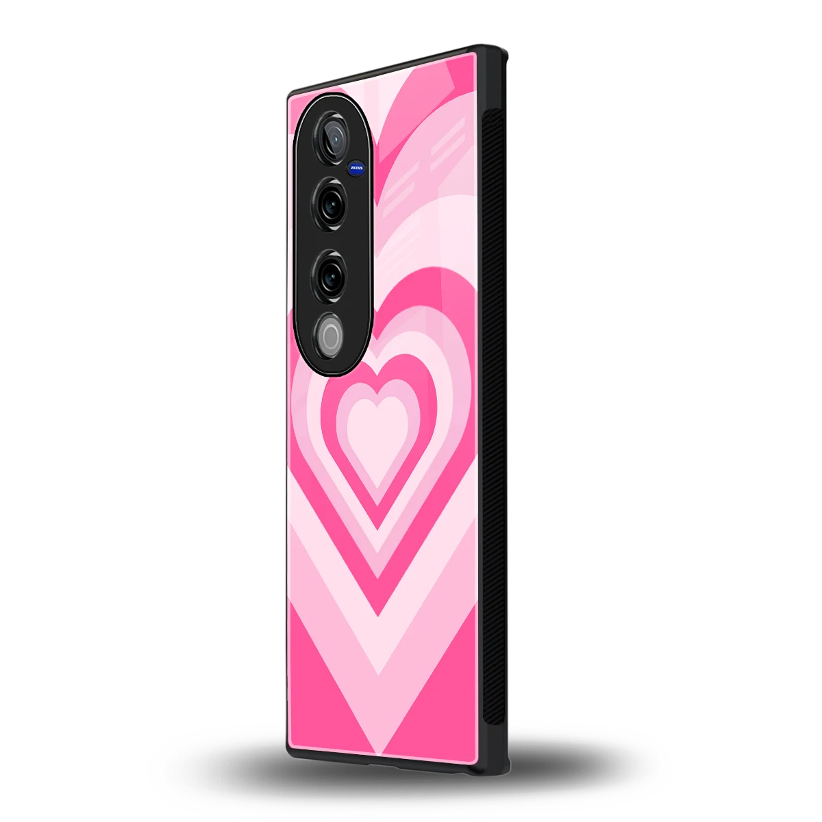 Y2K Flamingo Hearts vivo v40 pro mobile cover | shockproof glass phone case