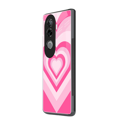 Y2K Flamingo Hearts vivo v40e mobile cover | shockproof glass phone case