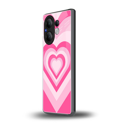 Y2K Flamingo Hearts vivo v60 mobile cover | shockproof glass phone case