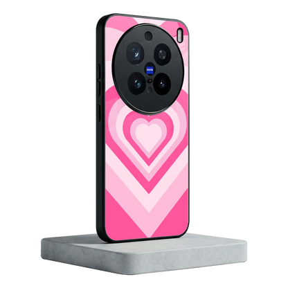 Y2K Flamingo Hearts vivo x200 pro mobile cover | shockproof glass phone case