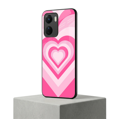 Y2K Flamingo Hearts vivo y16 mobile cover | shockproof glass phone case