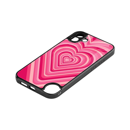 Y2K French Pink Hearts stylish phone case for cmf nothing phone 1 | glossy glass and slim fit