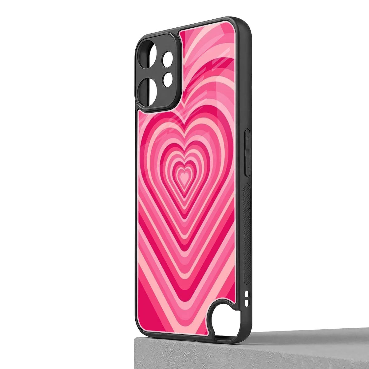 Y2K French Pink Hearts cmf nothing phone 2 pro mobile cover | shockproof glass phone case