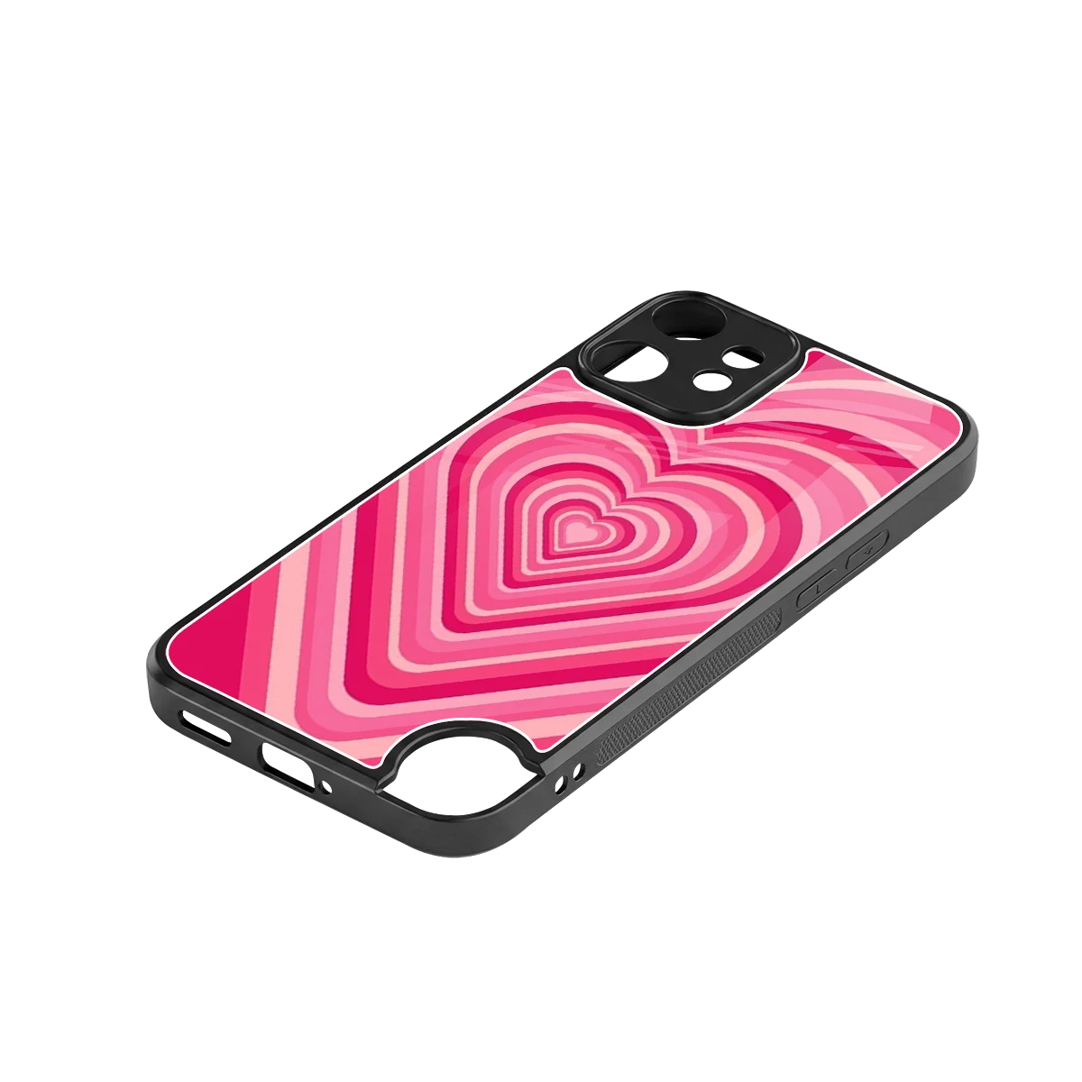 Y2K French Pink Hearts stylish phone case for cmf nothing phone 2 pro | glossy glass and slim fit