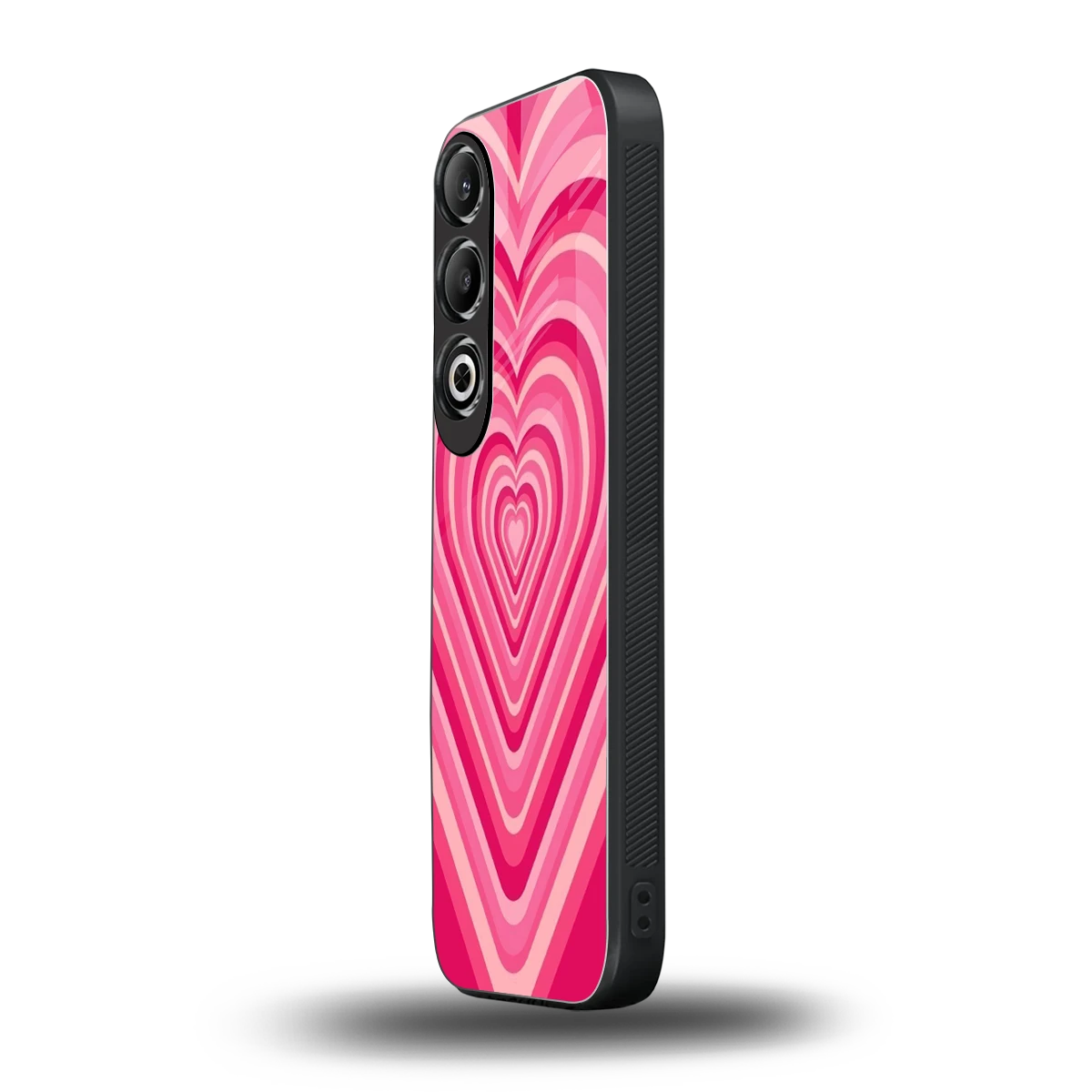 Y2K French Pink Hearts oneplus nord ce 4 mobile cover | shockproof glass phone case