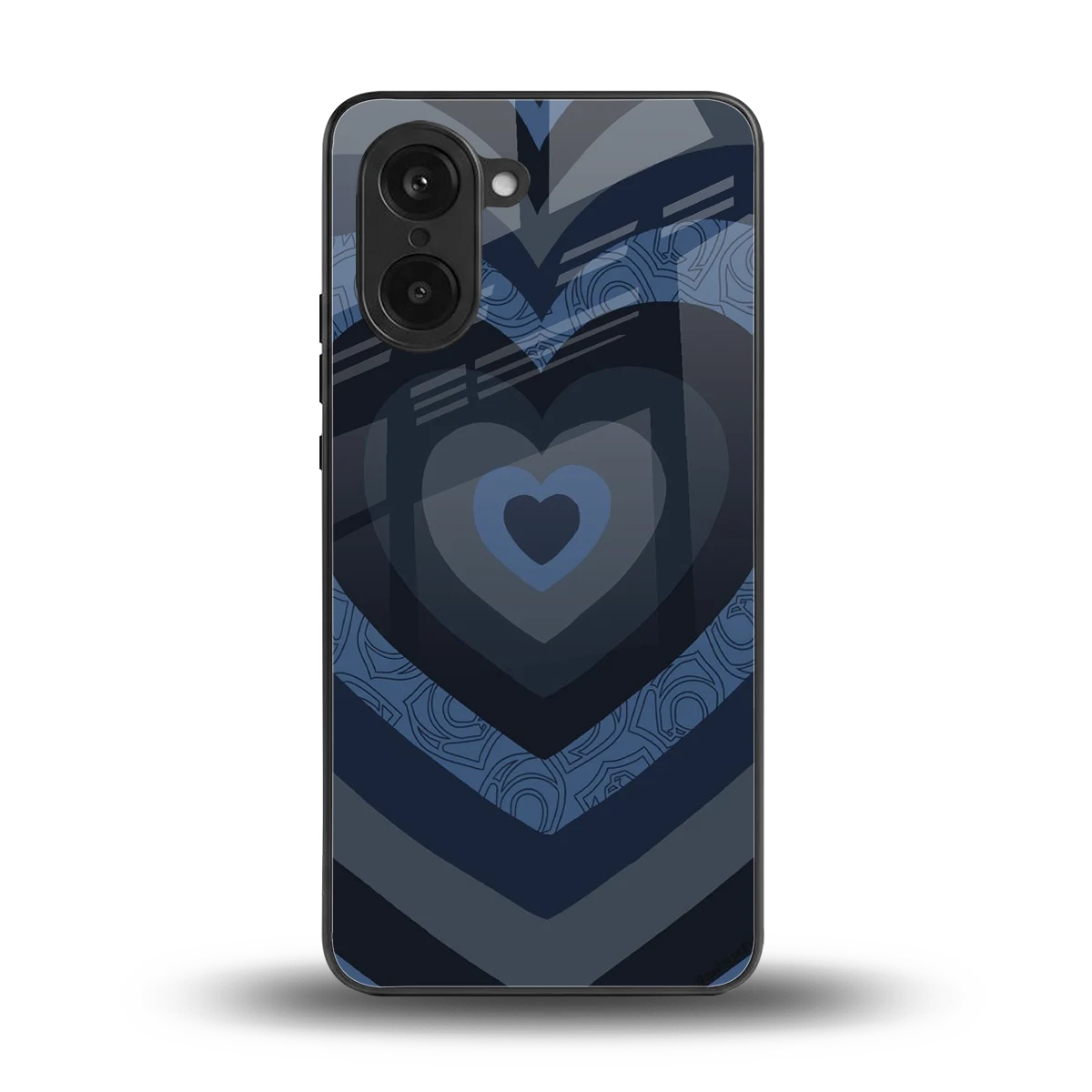Y2K Frosted Berry Hearts back phone cover | glass case for oneplus nord ce5 5g
