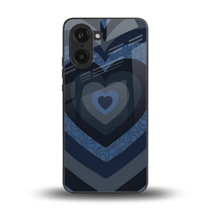 Y2K Frosted Berry Hearts back phone cover | glass case for oneplus nord ce5 5g