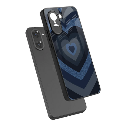 Y2K Frosted Berry Hearts sleek oneplus nord ce5 5g cover with tempered glass back and TPU edges