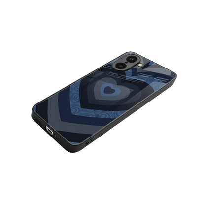 Y2K Frosted Berry Hearts stylish phone case for oneplus nord ce5 5g | glossy glass and slim fit