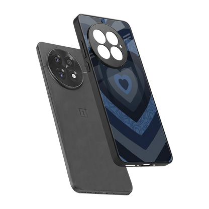 Y2K Frosted Berry Hearts sleek oneplus 13 cover with tempered glass back and TPU edges